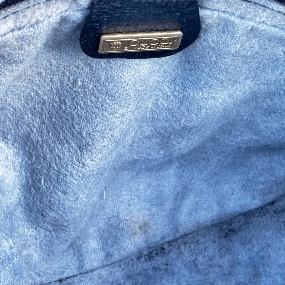 AUTHENTIC VINTAGE GUCCI OPHIDIA GG PLUS MESSENGER/CROSSBODY BLUE SYLVIE WEB - Picture 6 of 9
